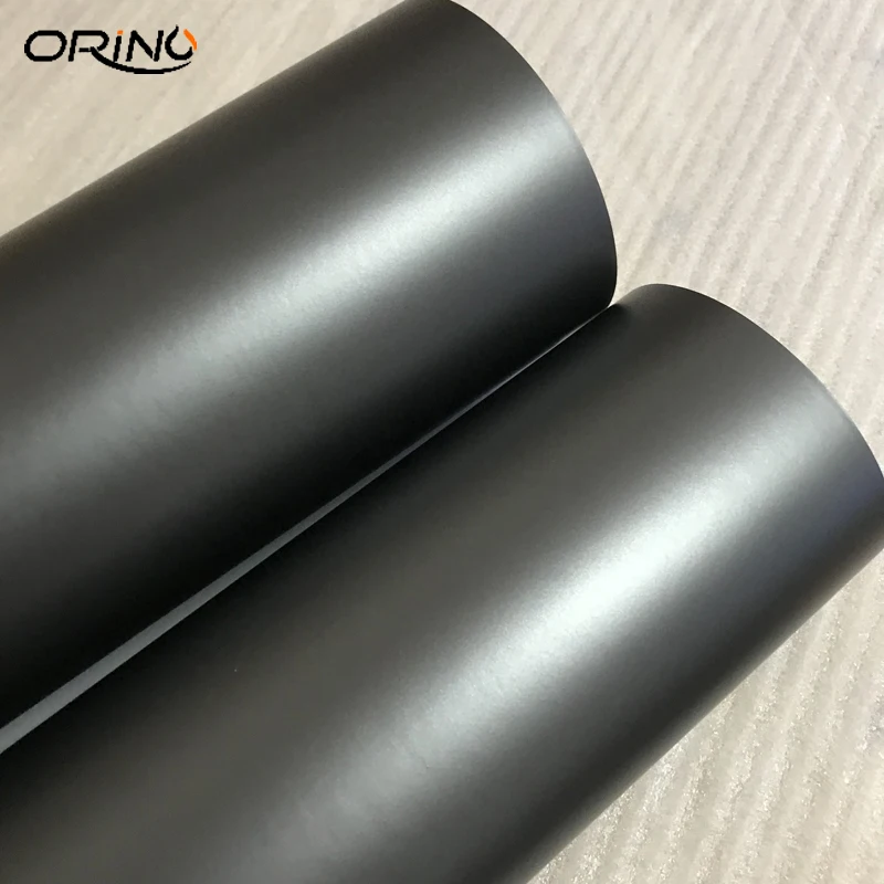 Grey Metallic Chrome Vinyl Wrap Film-2