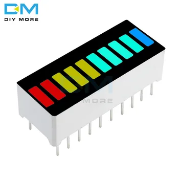 2PCS LED Display Module 10 Segment Bargraph Light Display Module Bar Graph Ultra Bright Red Yellow Green Blue Colors Multi-color
2PCS LED Display Module 10 Segment Bargraph Light Display Module Bar Graph Ultra Bright Red Yellow Green Blue Colors Multi-color