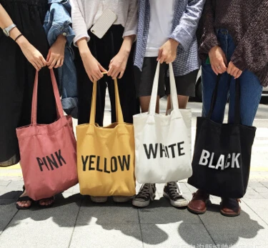 South Korea Korean style simple letters printing large capacity hand bag autumn wild small fresh canvas bag
South Korea Korean style simple letters printing large capacity hand bag autumn wild small fresh canvas bag