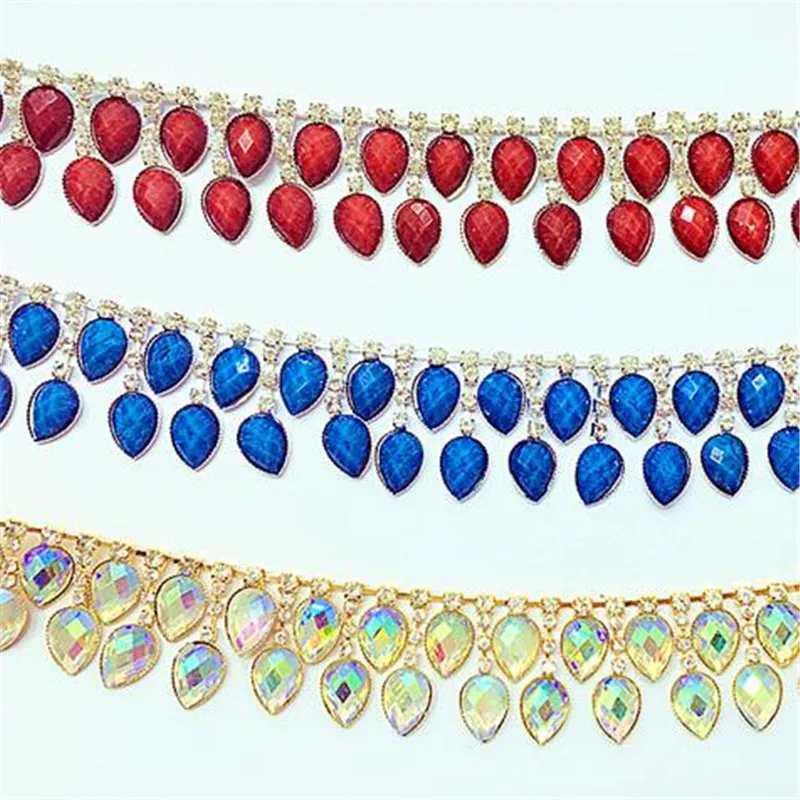 1Yd Silver Tone Sapphire/ red/ AB Resin Rhinestone Chain Wedding Costume Trims Craft 3.5cm RT0055
1Yd Silver Tone Sapphire/ red/ AB Resin Rhinestone Chain Wedding Costume Trims Craft 3.5cm RT0055