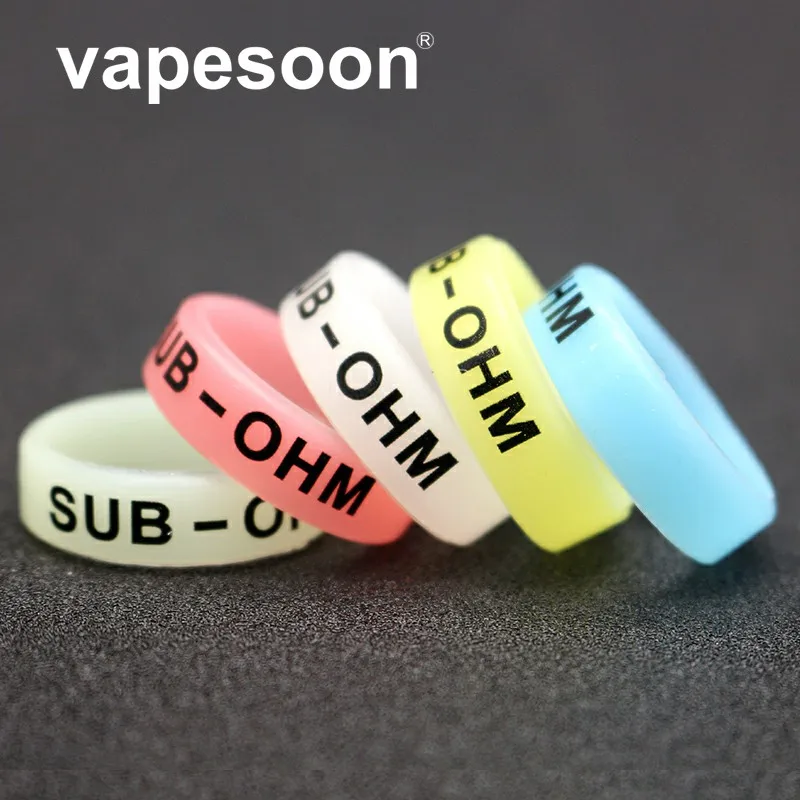 24*7*1 5 светятся в темноте Силиконовый вейп полосы световой звенит для электронная