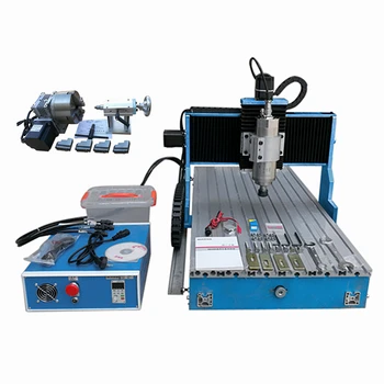Linear guide rail CNC Metal Engraving Milling Machine 3040L 4Axis 1.5KW work area 260x380x120mm
Linear guide rail CNC Metal Engraving Milling Machine 3040L 4Axis 1.5KW work area 260x380x120mm