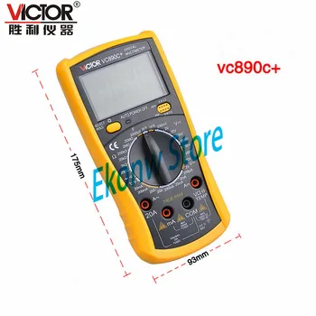 Professional VICTOR VC890C+ Digital Multimeter True RMS Multimeter 2000UF Capacitor Temperature Measurement
Professional VICTOR VC890C+ Digital Multimeter True RMS Multimeter 2000UF Capacitor Temperature Measurement