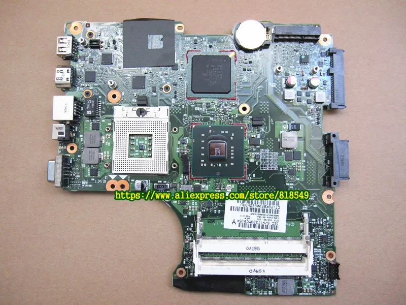 Оригинальная материнская плата 605748 001 для ноутбука HP Compaq CQ 320 420 620 GL40 s478 ddr3 100%