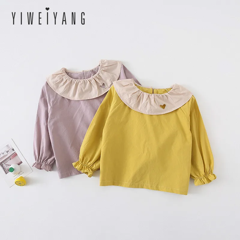 2019 Spring New Fashion Love Embroidery Doll Collar Girl Baby Shirt Long-sleeved Cotton Toddler Blouse Lovely Baby Girl Blouse
2019 Spring New Fashion Love Embroidery Doll Collar Girl Baby Shirt Long-sleeved Cotton Toddler Blouse Lovely Baby Girl Blouse