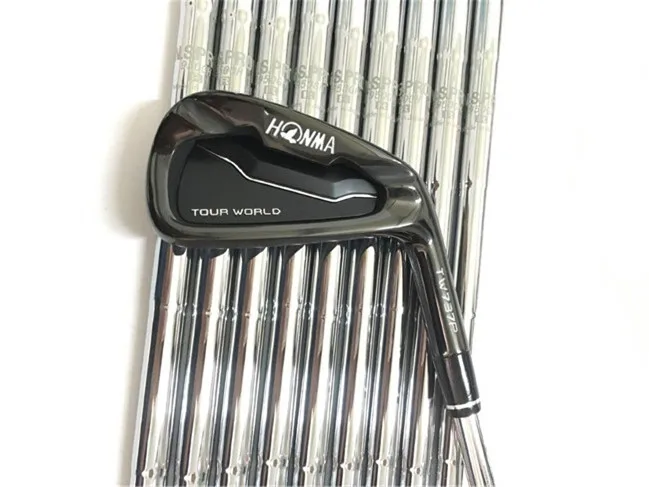 

Honma TW737P Iron Set Black Honma Golf Irons Honma Tour World Golf Clubs 3-11Sw R/S Flex Steel/Graphite Shaft With Head Cover