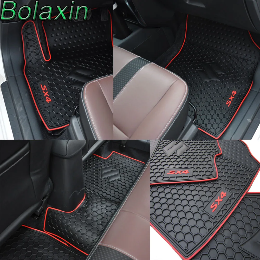 New Bolaxin Car Accessories Car styling Rubber Foot Mats Custom Waterproof Non-Slip Foot Cool Mat/Carpet For Suzuki SX4/Swift
New Bolaxin Car Accessories Car styling Rubber Foot Mats Custom Waterproof Non-Slip Foot Cool Mat/Carpet For Suzuki SX4/Swift