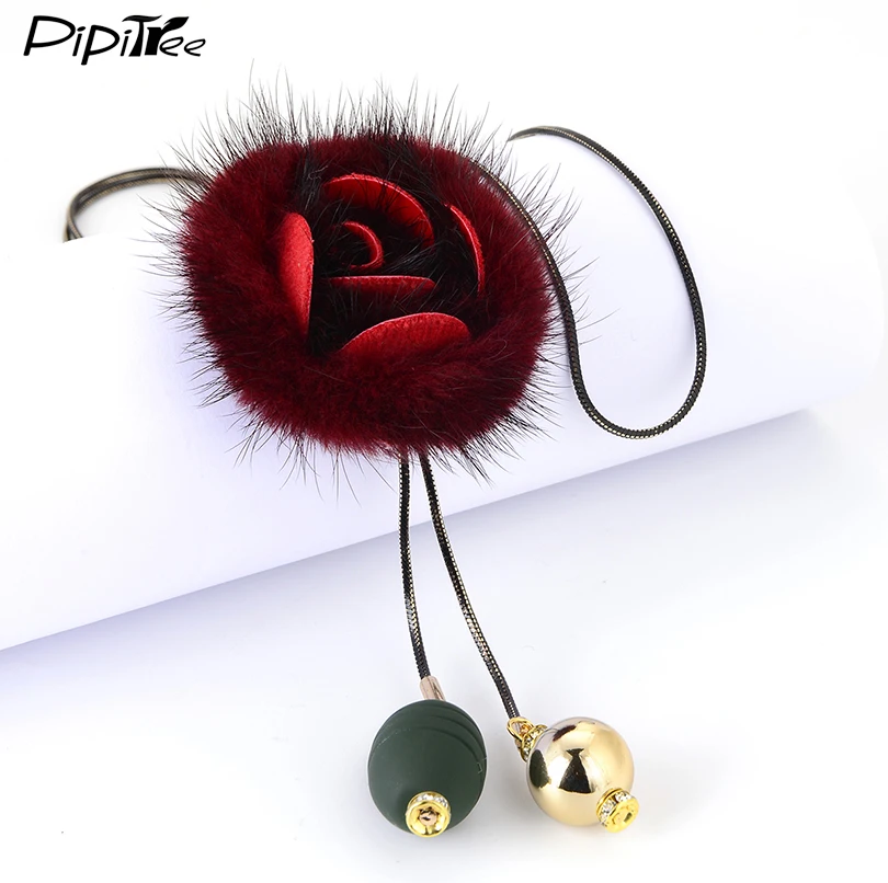 2018 Hot Flower Mink Ball Long Necklace Women Fashion Jewelry All-match Pendant Necklace Long Sweater Chain Collier Femme
2018 Hot Flower Mink Ball Long Necklace Women Fashion Jewelry All-match Pendant Necklace Long Sweater Chain Collier Femme
