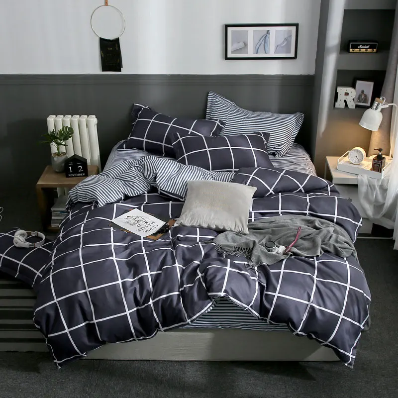 Star Plaids Geometric Owl 4pcs Bed Cover Set Cartoon Duvet Cover Bed Sheets And Pillowcases Comforter Bedding Set 61001
Star Plaids Geometric Owl 4pcs Bed Cover Set Cartoon Duvet Cover Bed Sheets And Pillowcases Comforter Bedding Set 61001