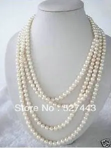Wholesale >>200" LONG true WHITE FRESHWATER PEARL NECKLACE 7-8mm
Wholesale >>200" LONG true WHITE FRESHWATER PEARL NECKLACE 7-8mm