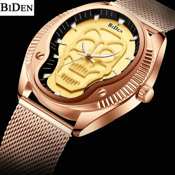 BIDEN Top Brand Luxury Men Watch Unique Skull Men's Quartz Wristwatch Military Sport Waterproof Watches Man relogio masculino #a
BIDEN Top Brand Luxury Men Watch Unique Skull Men's Quartz Wristwatch Military Sport Waterproof Watches Man relogio masculino #a