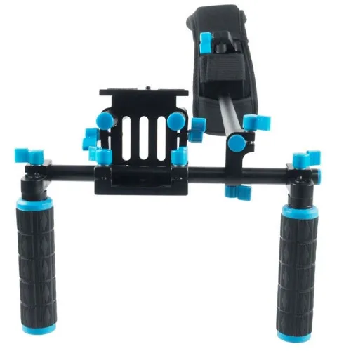 Lightdow High Quality YLG0102A Dual Handles Grip Free Shoulder Mount Kit for Digital SLR Cameras and Camcorders
Lightdow High Quality YLG0102A Dual Handles Grip Free Shoulder Mount Kit for Digital SLR Cameras and Camcorders
