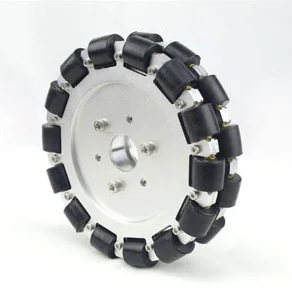 Double aluminum omnidirectional wheel 6 inch 152mm robot competition wheel Robocon Robocup-14085
Double aluminum omnidirectional wheel 6 inch 152mm robot competition wheel Robocon Robocup-14085