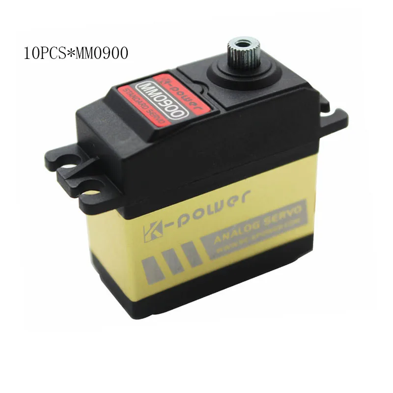 10pcs K-power MM0900 10KG Torque Full Metal Gear Analog Servo Brushed/DC motor RC Servo for 1/8 1:10 throttle RC Car
10pcs K-power MM0900 10KG Torque Full Metal Gear Analog Servo Brushed/DC motor RC Servo for 1/8 1:10 throttle RC Car