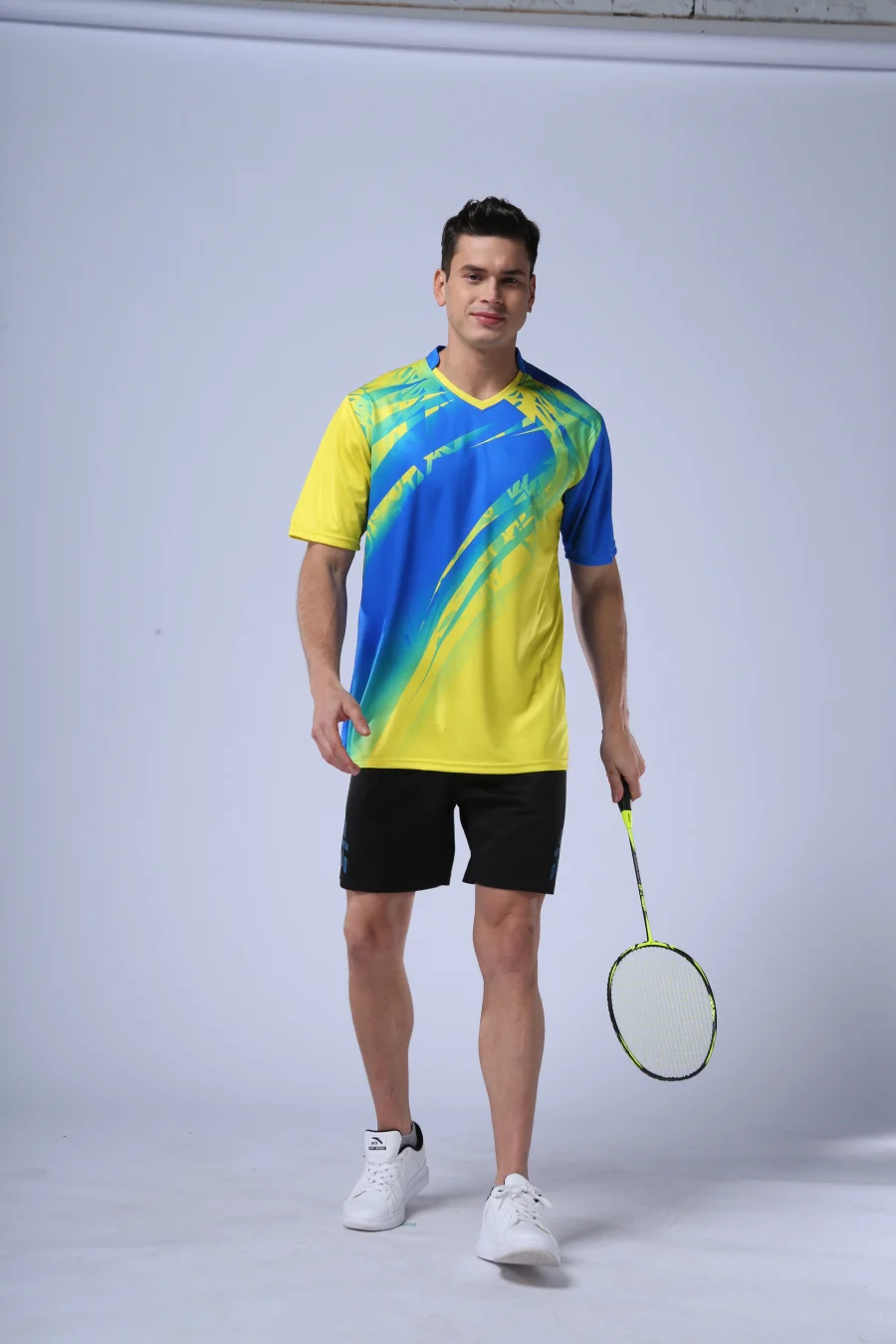 Sportswear Quick Dry Badminton T-Shirt HTB13WxzXsfrK1Rjy1Xdq6yemFXaD.jpg - Sportswear Quick Dry Badminton T-Shirt