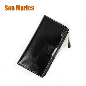 San Maries Top Quality Latest Genuine Leather Long Women Wallets Fashion Girls Purse Money Coin Card Holders Ladies Carteras
San Maries Top Quality Latest Genuine Leather Long Women Wallets Fashion Girls Purse Money Coin Card Holders Ladies Carteras