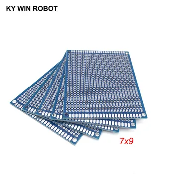 5pcs 7x9cm 70x90 mm Blue Double Side Prototype PCB Universal Printed Circuit Board Protoboard For Arduino
5pcs 7x9cm 70x90 mm Blue Double Side Prototype PCB Universal Printed Circuit Board Protoboard For Arduino