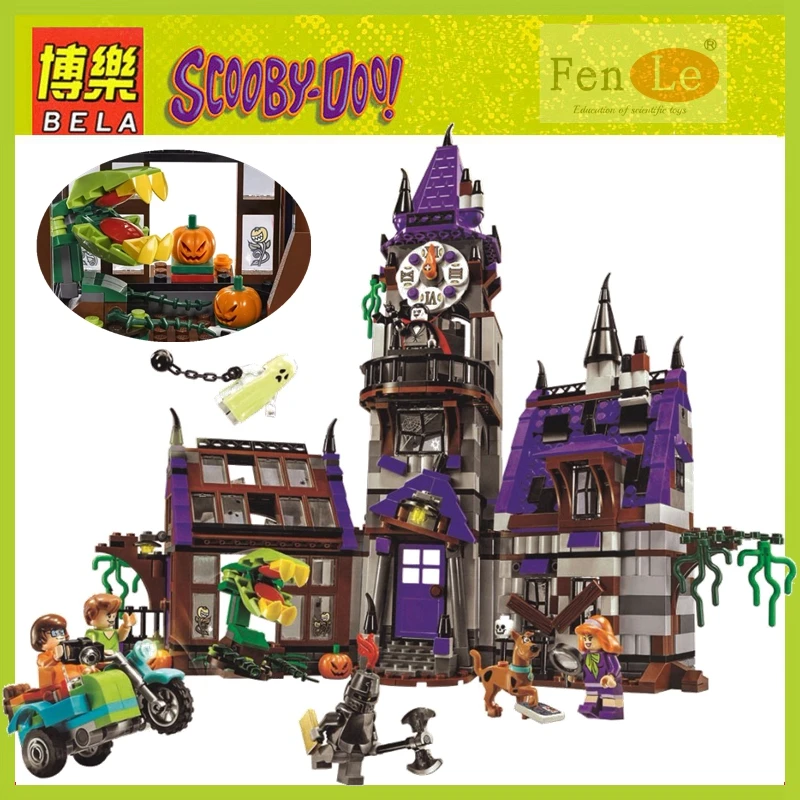 IN STOCK 10432 Scooby Doo Mysterious Ghost House 860pcs Building Block Toys Compatible 75904 Blocks For Children gift
IN STOCK 10432 Scooby Doo Mysterious Ghost House 860pcs Building Block Toys Compatible 75904 Blocks For Children gift
