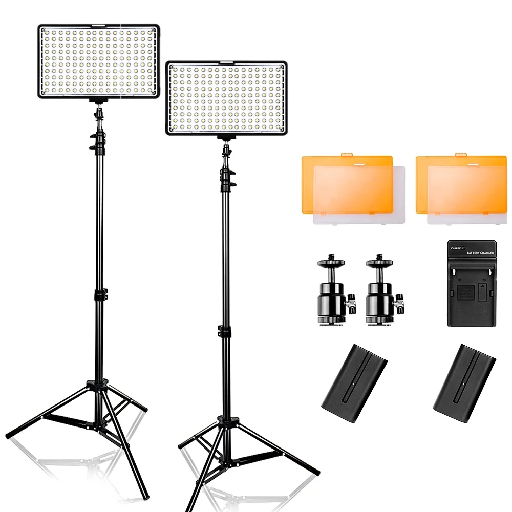 Travor TL-160 Led video light Kit 3200K 5500K photography Lighting Dimmable Video Light Ultra High Power Panel with Tripod
Travor TL-160 Led video light Kit 3200K 5500K photography Lighting Dimmable Video Light Ultra High Power Panel with Tripod
