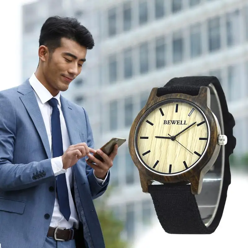 BEWELL Watch Men 2019 Brand Fashion Casual Stylish Canvas Strap Wooden Watch Fashionable 100% Natural Wood Watches For Male
BEWELL Watch Men 2019 Brand Fashion Casual Stylish Canvas Strap Wooden Watch Fashionable 100% Natural Wood Watches For Male