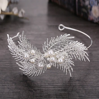 Elegant Rhinestones Simulated Pearls Cluster Leaf Hair Bands Crystal Headband Wedding Tiara Hair Accessories For Women Girls SL
Elegant Rhinestones Simulated Pearls Cluster Leaf Hair Bands Crystal Headband Wedding Tiara Hair Accessories For Women Girls SL