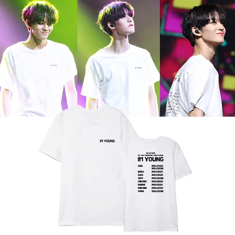 KPOP WANNA ONE concert the same letter print T shirts Women/Men Summer Short Sleeve Casual Tshirt loose cotton Tee Shirt tops
KPOP WANNA ONE concert the same letter print T shirts Women/Men Summer Short Sleeve Casual Tshirt loose cotton Tee Shirt tops