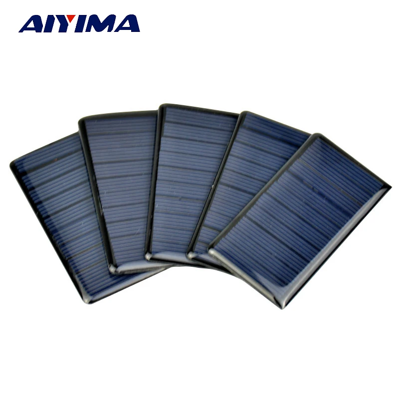 AIYIMA 10Pcs Solar Panels Solar Epoxy Plates Polycrystalline Spot 68x36MM 5V 65MA DIY Solar Battery Charger Painel Solars
AIYIMA 10Pcs Solar Panels Solar Epoxy Plates Polycrystalline Spot 68x36MM 5V 65MA DIY Solar Battery Charger Painel Solars