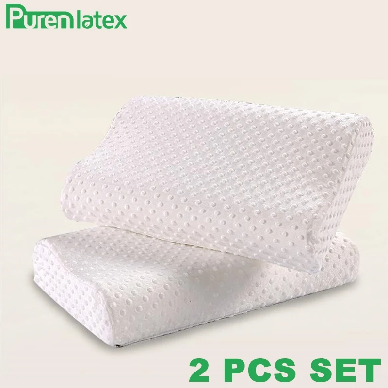 PurenLatex 50*30 Slow Rebound Neck Comfort Orthopedic Space Memory Foam Pillow Neck Fatigue Relief Drop Shipping Washable Cover
PurenLatex 50*30 Slow Rebound Neck Comfort Orthopedic Space Memory Foam Pillow Neck Fatigue Relief Drop Shipping Washable Cover
