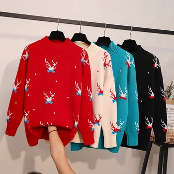 Sweater Female 2019 Autumn Winter Knitted Women Sweater Pullovers Knit Casual Long Sleeve Cashmere Sweater Female Jumper Tops L7
Sweater Female 2019 Autumn Winter Knitted Women Sweater Pullovers Knit Casual Long Sleeve Cashmere Sweater Female Jumper Tops L7