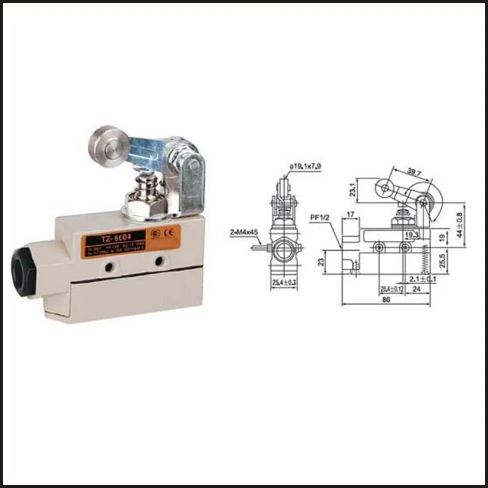 Switch travel limit switch 15A Electrical Safety Key Interlock switch Compact Prewired sealed Limit switch TZ-6004
Switch travel limit switch 15A Electrical Safety Key Interlock switch Compact Prewired sealed Limit switch TZ-6004