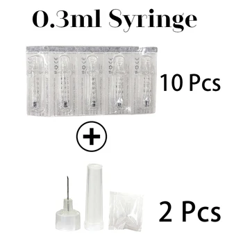 0.3mL/0.5mL Disposable Syringe Ampoule head needle for Hyaluronic acid injection pen atomizer guns wrinkle removal syringe Tool
0.3mL/0.5mL Disposable Syringe Ampoule head needle for Hyaluronic acid injection pen atomizer guns wrinkle removal syringe Tool