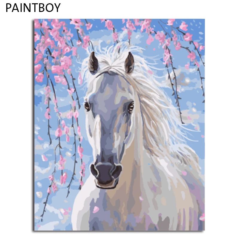 PAINTBOY Framed DIY Digital Oil Painting By Numbers Of Horses Painting&Calligraphy Home Decor Wall Art GX8528 40*50cm
PAINTBOY Framed DIY Digital Oil Painting By Numbers Of Horses Painting&Calligraphy Home Decor Wall Art GX8528 40*50cm
