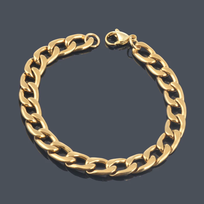 New fashion stainless steel gold&Silver plated chain link bracelet for men women,punk bracelet male jewelry accessories
New fashion stainless steel gold&Silver plated chain link bracelet for men women,punk bracelet male jewelry accessories
