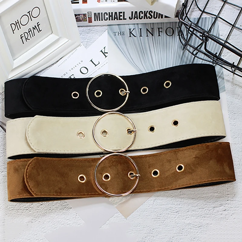 Fashion Suede PU Leather Belt for Women Metal Circle Buckle Belt Wedding Party Dress Waistband Ladies Streetwear Cummerbund
Fashion Suede PU Leather Belt for Women Metal Circle Buckle Belt Wedding Party Dress Waistband Ladies Streetwear Cummerbund