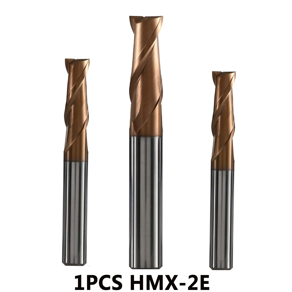 HMX-2E solid carbide 2 flute square head NANO coated end mill cnc milling cutter cutting tools for hardened steel HRC68
HMX-2E solid carbide 2 flute square head NANO coated end mill cnc milling cutter cutting tools for hardened steel HRC68