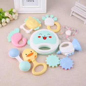 Newborn Baby Rattles Teether Toy Educational Toys Infant Teeth Biting Handbell Rattle Toy Silicone Music Hand Shake Care Gifts
Newborn Baby Rattles Teether Toy Educational Toys Infant Teeth Biting Handbell Rattle Toy Silicone Music Hand Shake Care Gifts