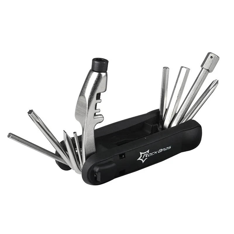 ROCKBROS 12 in 1 Bike Tool MTB Bicycle Multifunctional Mini Repair Folding Tool Set Kit Spoke Cycle Multi Tool Wrench Sets Black
ROCKBROS 12 in 1 Bike Tool MTB Bicycle Multifunctional Mini Repair Folding Tool Set Kit Spoke Cycle Multi Tool Wrench Sets Black