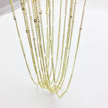 Eruifa 10pcs 45cm Tiny Chain with 6cm Ext Chain Jewelry Link DIY Finding Necklace,2 Colors nickle free and lead free
Eruifa 10pcs 45cm Tiny Chain with 6cm Ext Chain Jewelry Link DIY Finding Necklace,2 Colors nickle free and lead free