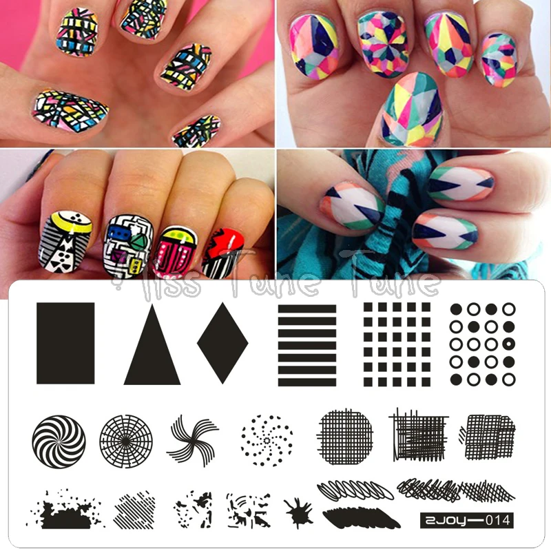 Premium Nail Stamping Plates ZJOY14 Nail Art Template Printing Tool Stamp Image Transfer Manicure Triangle Geometric Lines
Premium Nail Stamping Plates ZJOY14 Nail Art Template Printing Tool Stamp Image Transfer Manicure Triangle Geometric Lines