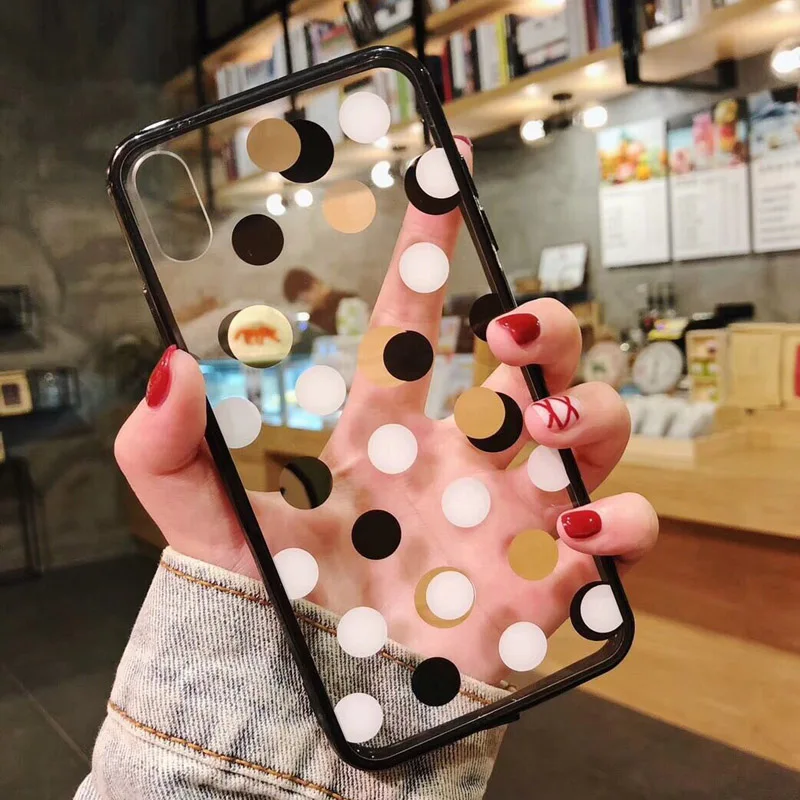 Transparent Wave Point Clear Phone Case For iPhone XS Max XR X 6 6S 7 8 Plus Cartoon Ploka Dots Pattern Phone Cover Cases Capa
Transparent Wave Point Clear Phone Case For iPhone XS Max XR X 6 6S 7 8 Plus Cartoon Ploka Dots Pattern Phone Cover Cases Capa