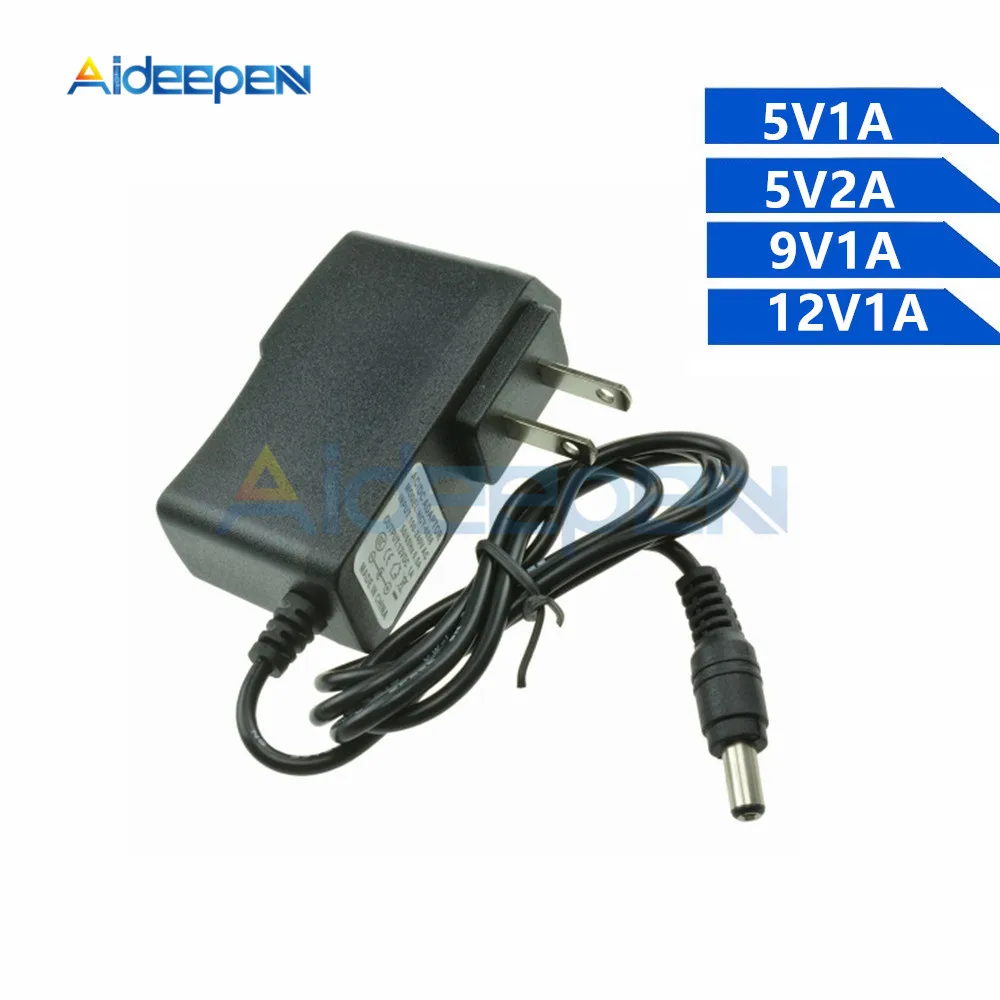 5V 9V 12V Power Adapter Supply Charger 1A 2A 5.5X2.1MM Power Adapter Cable Length 1M
5V 9V 12V Power Adapter Supply Charger 1A 2A 5.5X2.1MM Power Adapter Cable Length 1M