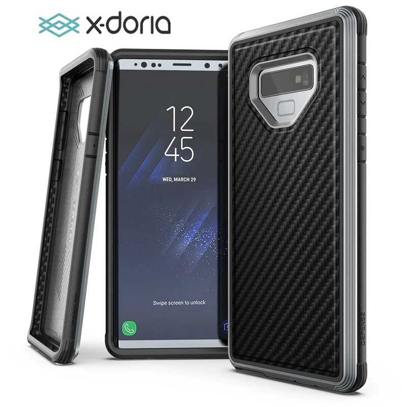 X-Doria Defense Lux Case For Samsung Galaxy Note 9 Military Grade Drop Tested Case Cover For Note 9 Aluminum Protective Cover
X-Doria Defense Lux Case For Samsung Galaxy Note 9 Military Grade Drop Tested Case Cover For Note 9 Aluminum Protective Cover