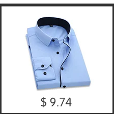 2019 Men Dress Shirt Long Sleeve Slim Brand Man Shirts Designer High Quality Solid Male Clothing Fit Business Shirts 4XL YN045 4