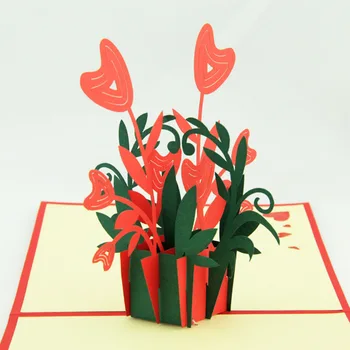 Qubiclife creative love vase thank you gift business staff Valentine's Day card stereo 3D card
Qubiclife creative love vase thank you gift business staff Valentine's Day card stereo 3D card