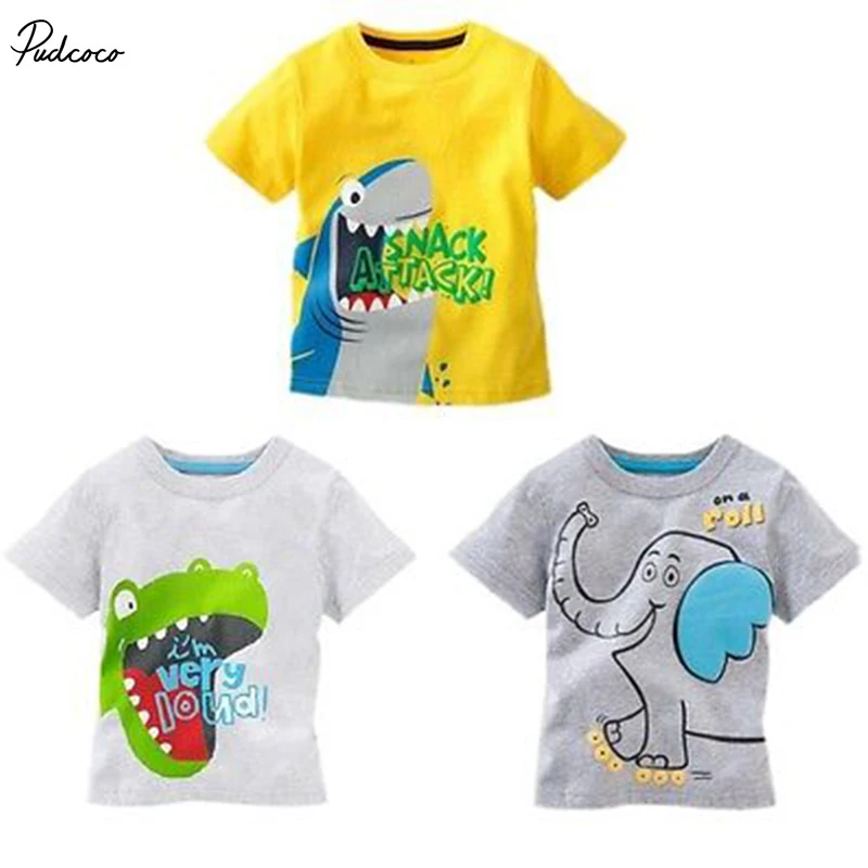 Baby Kids Boys Cartoon Tops elephant crocodile dinosaurs T-shirt Age 1-6 Years
Baby Kids Boys Cartoon Tops elephant crocodile dinosaurs T-shirt Age 1-6 Years