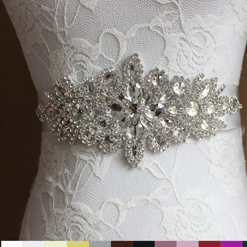 5 Colors Women Wedding Sash Elegant Rhinestone Satin Ribbon Bridal Belts Party Bride Bridesmaid Belt Dress Cummerbunds Waistband
5 Colors Women Wedding Sash Elegant Rhinestone Satin Ribbon Bridal Belts Party Bride Bridesmaid Belt Dress Cummerbunds Waistband
