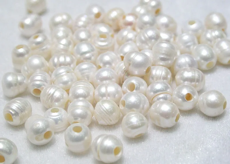 Natural wholesale new 30 pcs 10-11mm white Freshwater Cultured pearl beads | Украшения и аксессуары