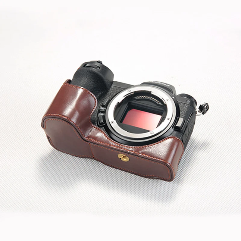 PU Leather case Half body set Case cover Grip for Nikon Z7 Z6 Camera Bag with Battery Opening
PU Leather case Half body set Case cover Grip for Nikon Z7 Z6 Camera Bag with Battery Opening