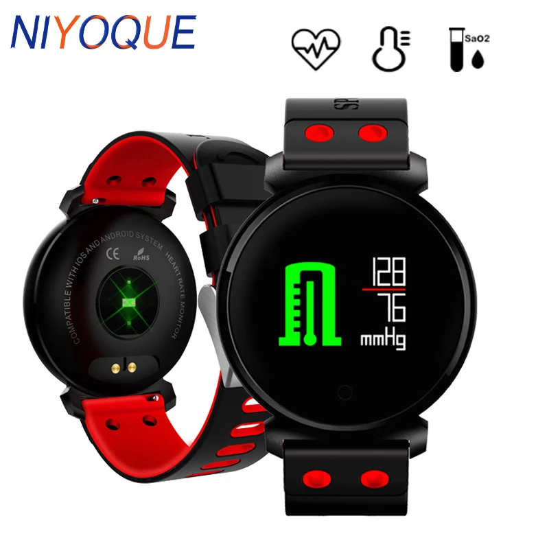 

NIYOQUE K2 Smart Bracelet Blood Pressure Heart Rate Monitor Blood oxygen detection IP68 waterproof Fitness Tracker Smart Band