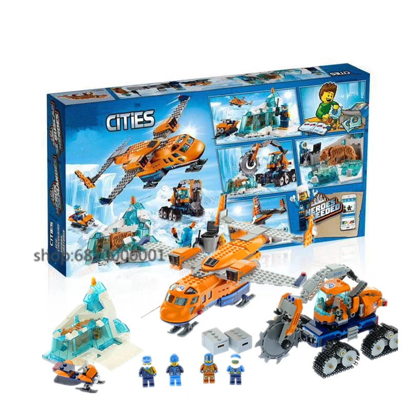 CITY Series Arctic Supply Plane figures Building Blocks Bricks Compatible artic City 60196 791pcs 60192 Model toys for children
CITY Series Arctic Supply Plane figures Building Blocks Bricks Compatible artic City 60196 791pcs 60192 Model toys for children